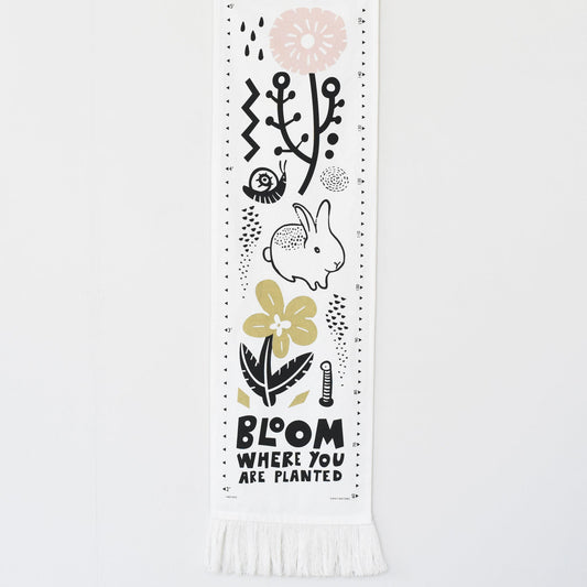 Canvas Growth Chart - Bloom - The Nurturing Nook
