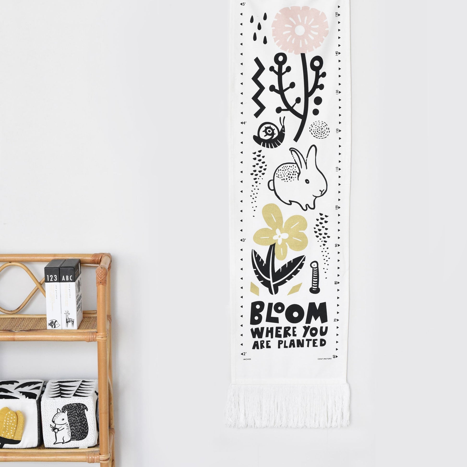 Canvas Growth Chart - Bloom - The Nurturing Nook