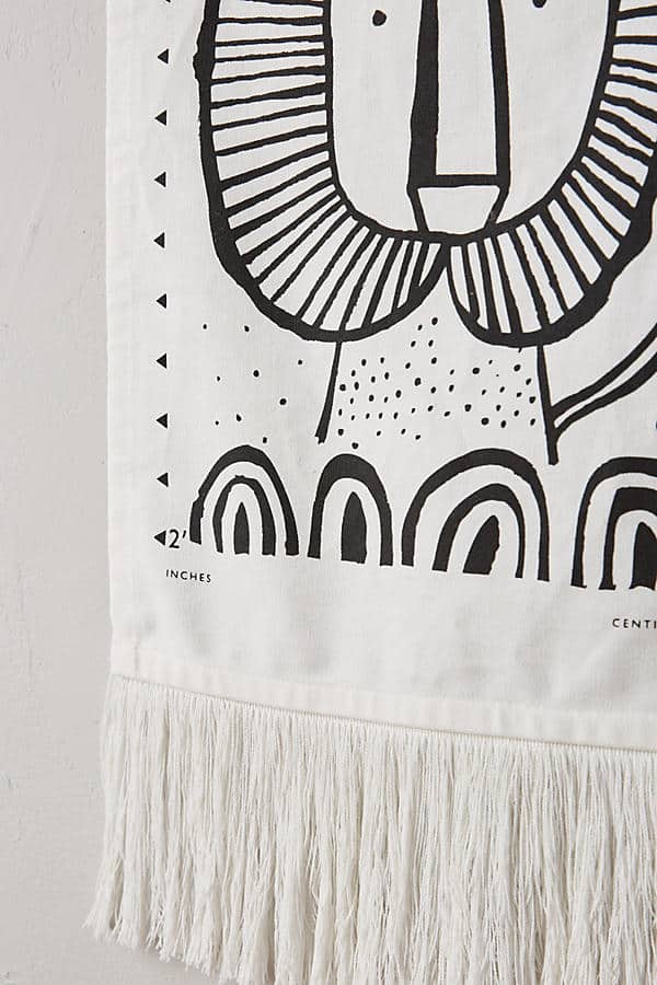 Canvas Growth Chart - Safari - The Nurturing Nook