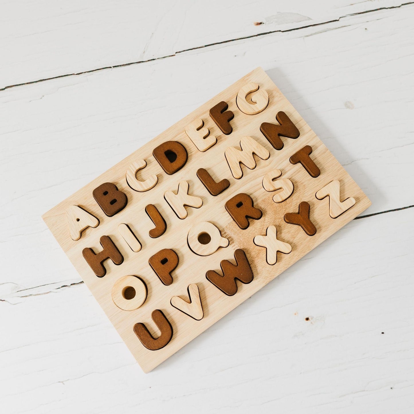 Capital Letter Puzzle - Neutral - The Nurturing Nook