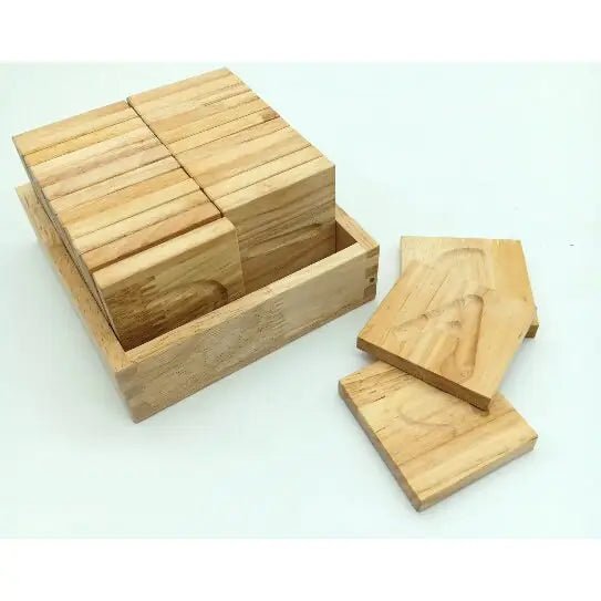 Capital Letter Tracing Tiles - The Nurturing Nook