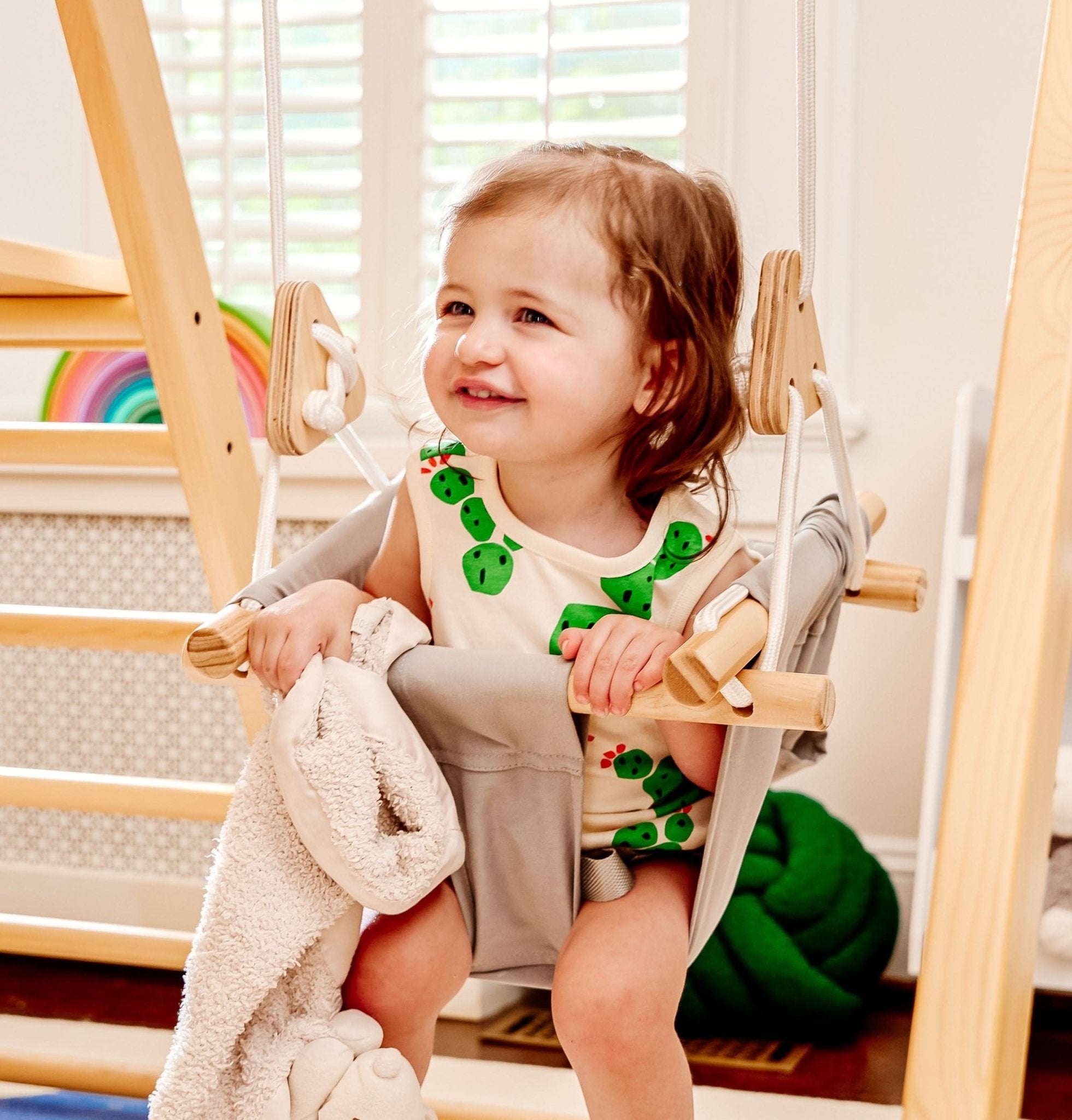 Cloth baby swing for all swingsets - frame not included