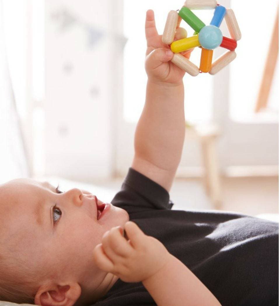 Color Carousel Wooden Baby Rattle - The Nurturing Nook