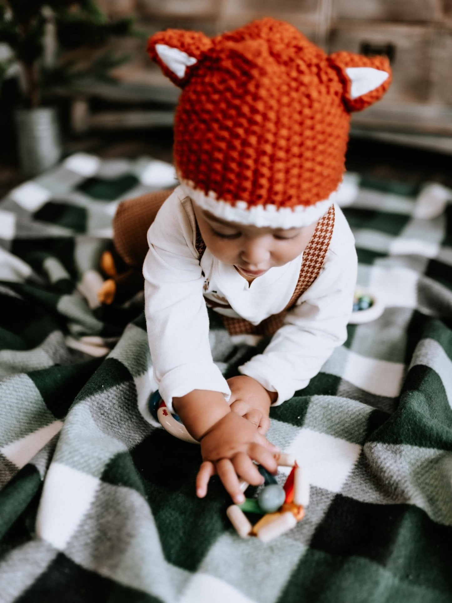 Color Carousel Wooden Baby Rattle - The Nurturing Nook