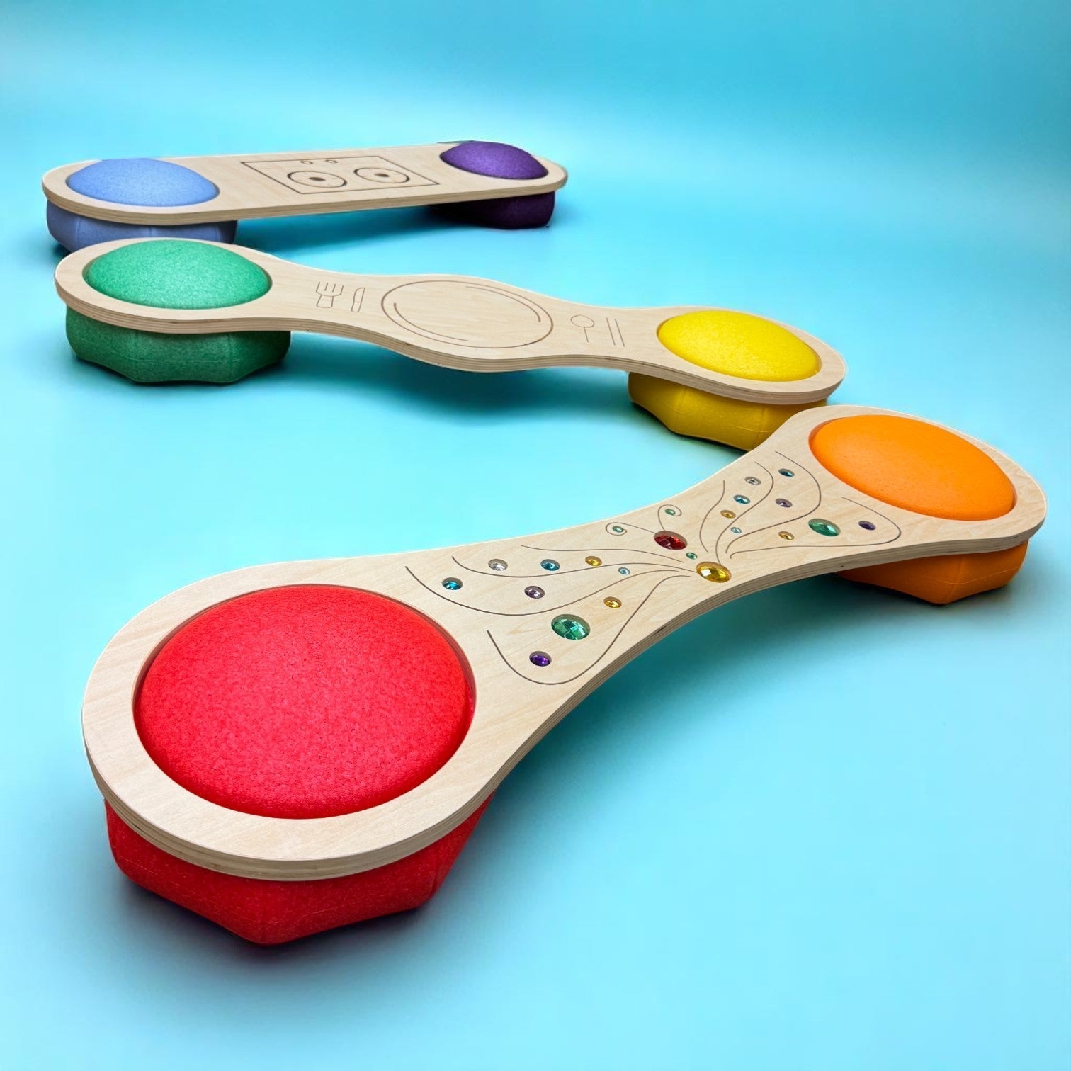 Connector Boards – 3 - Piece Themed Set for Stepping Stones - The Nurturing Nook