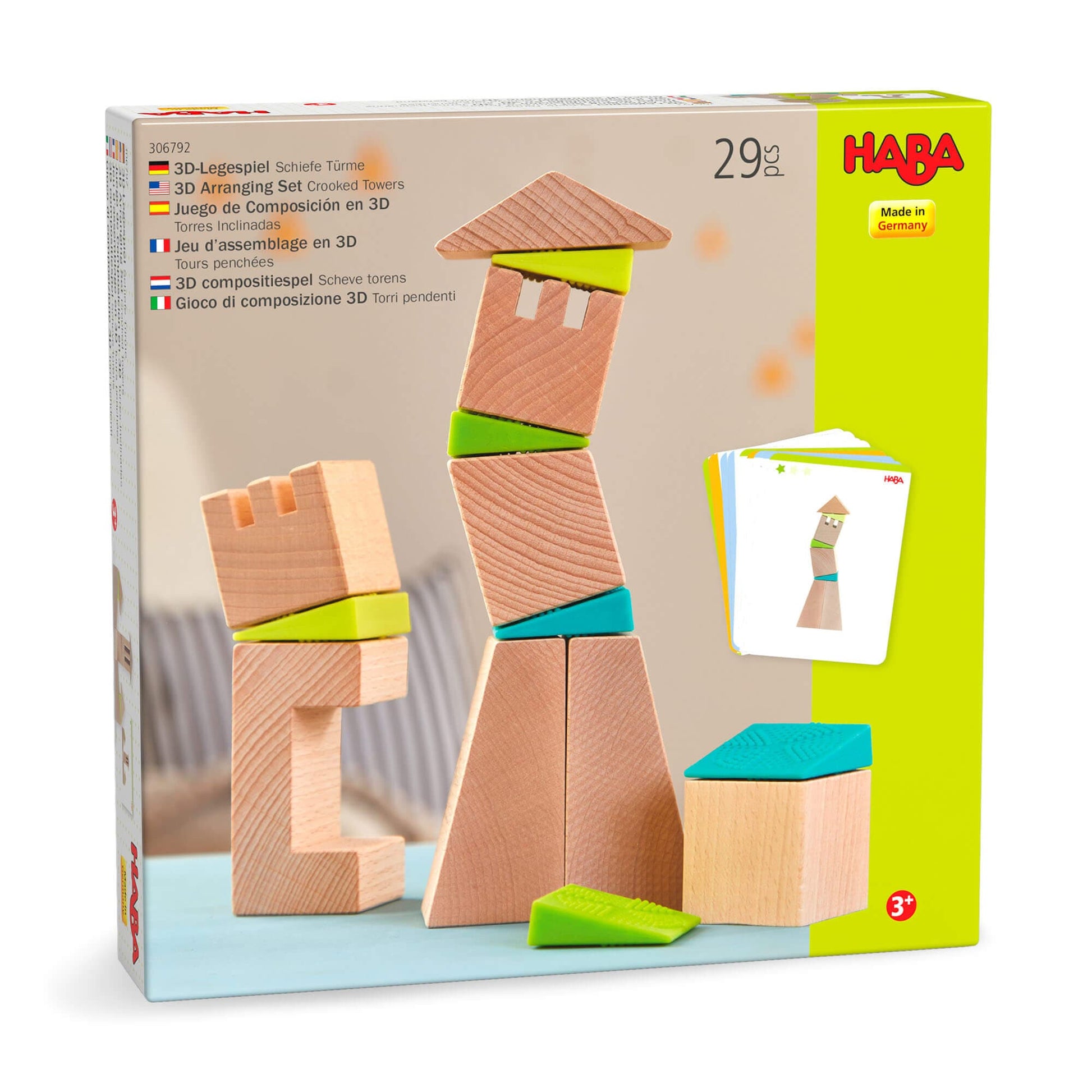 Crooked Towers Wooden Blocks - The Nurturing Nook