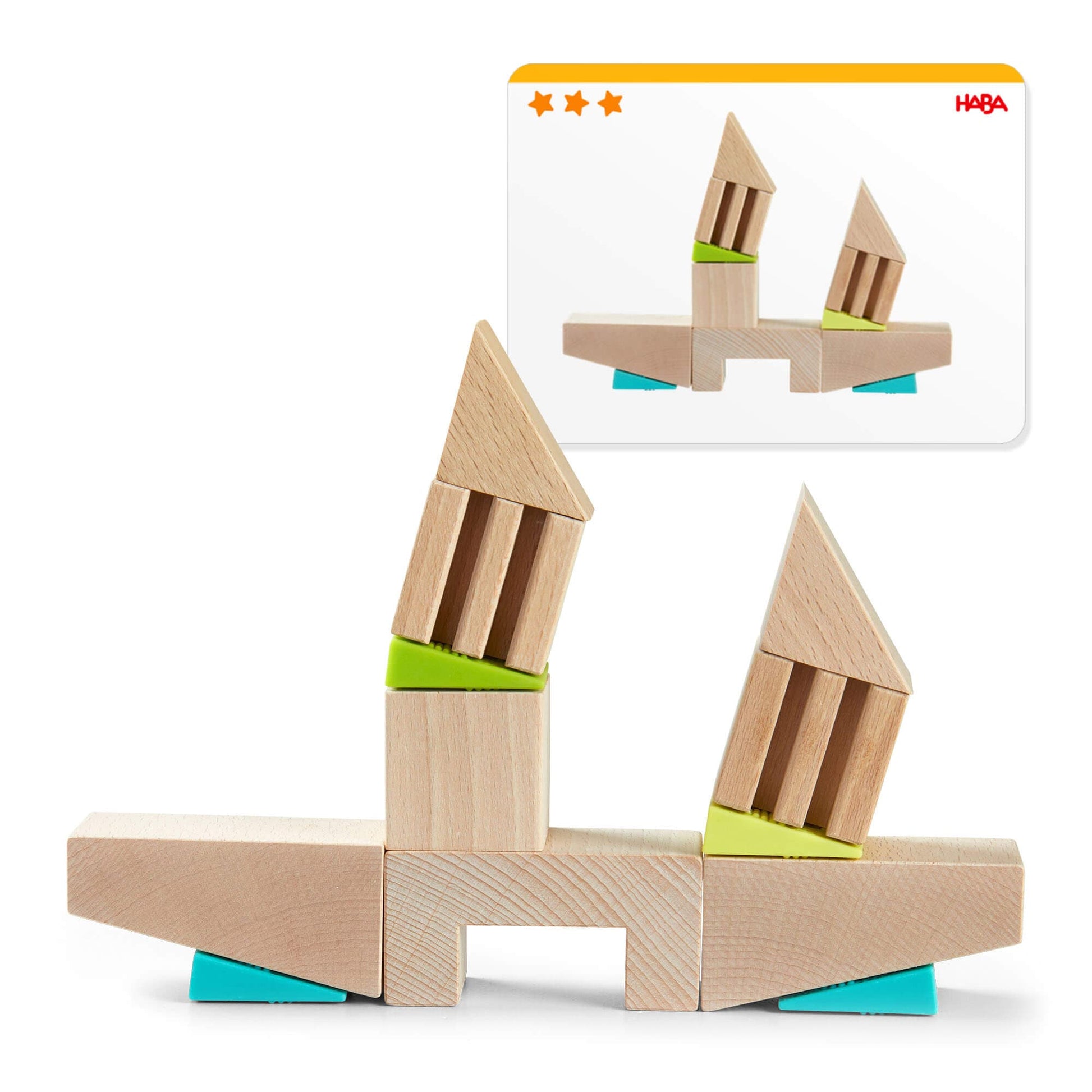 Crooked Towers Wooden Blocks - The Nurturing Nook