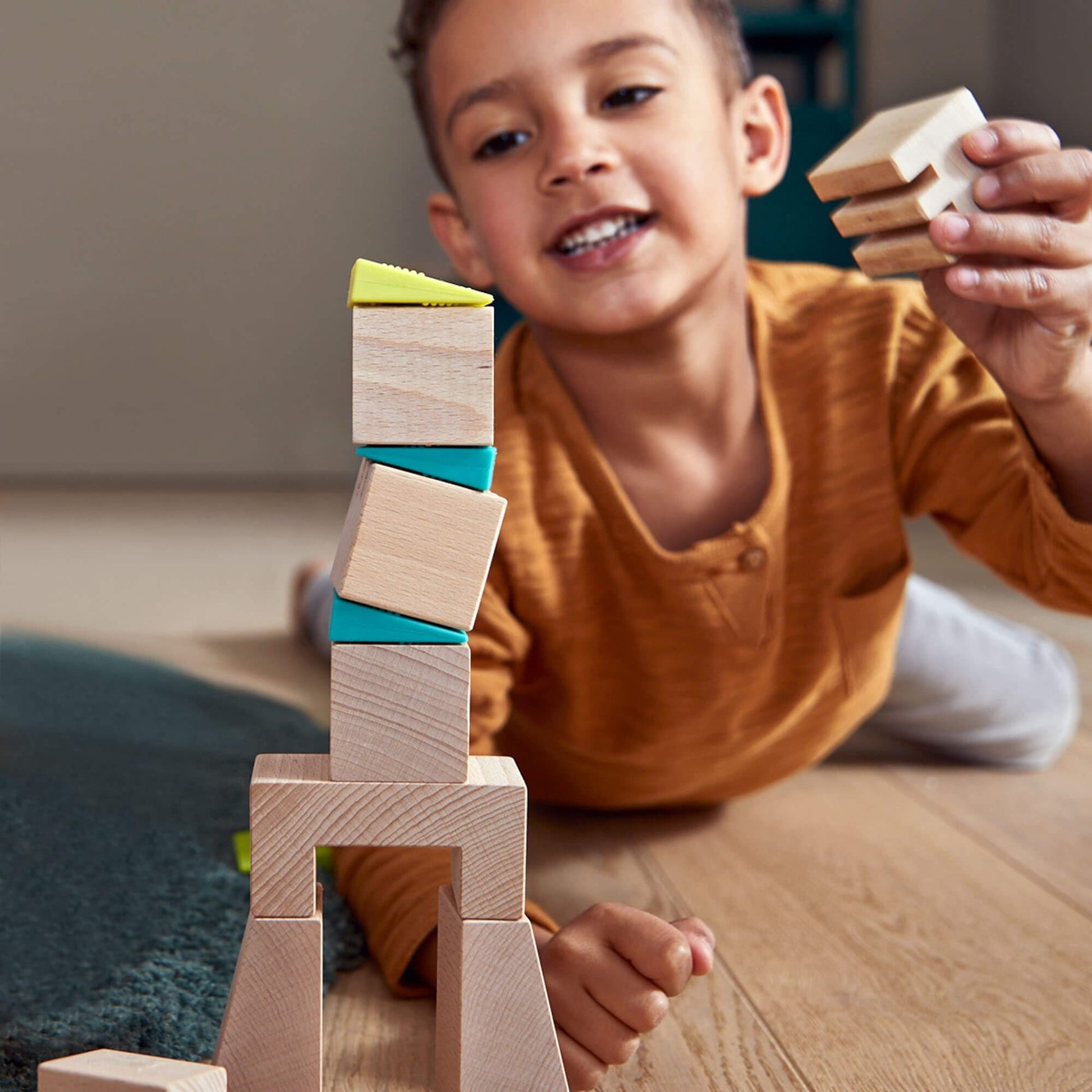 Crooked Towers Wooden Blocks - The Nurturing Nook