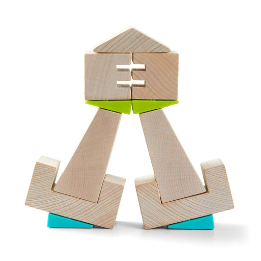 Crooked Towers Wooden Blocks - The Nurturing Nook