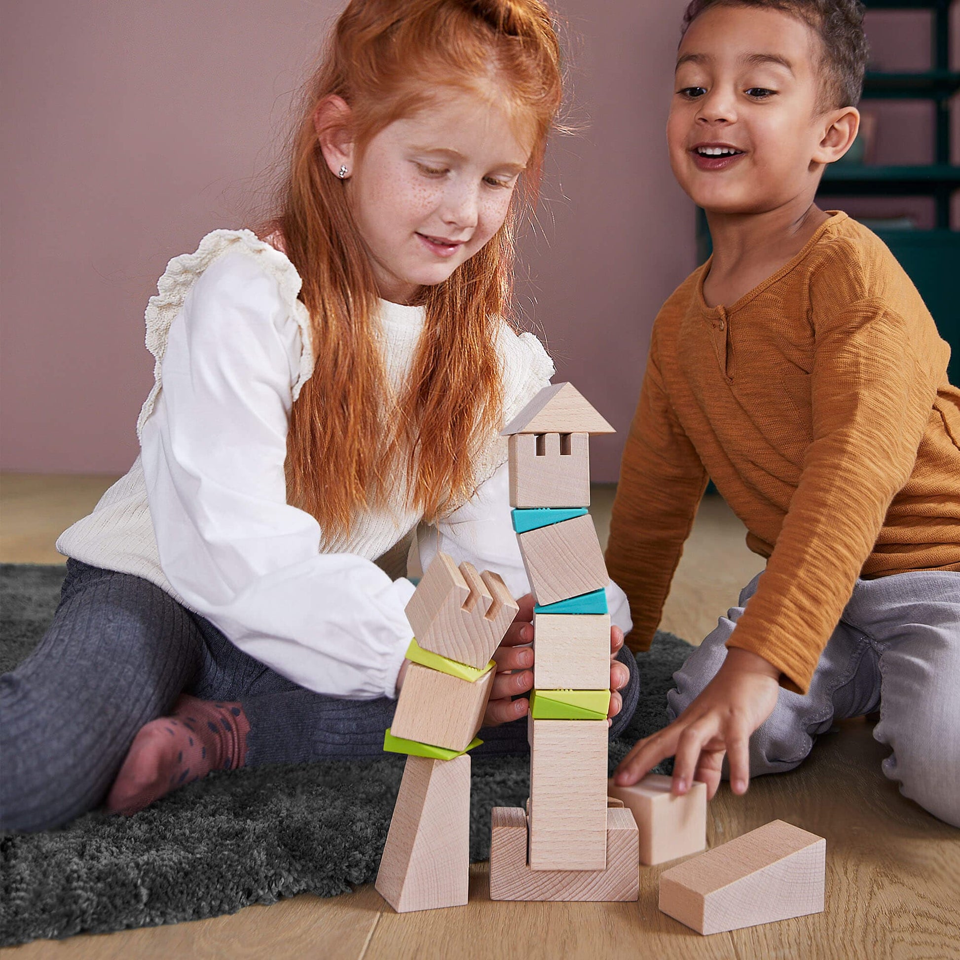 Crooked Towers Wooden Blocks - The Nurturing Nook