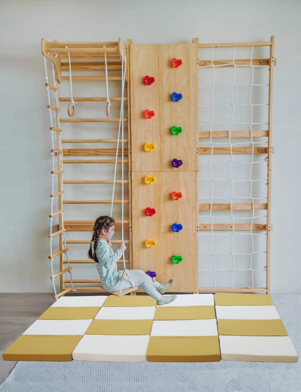 Cushioned play mat for Walnut indoor playset - The Nurturing Nook