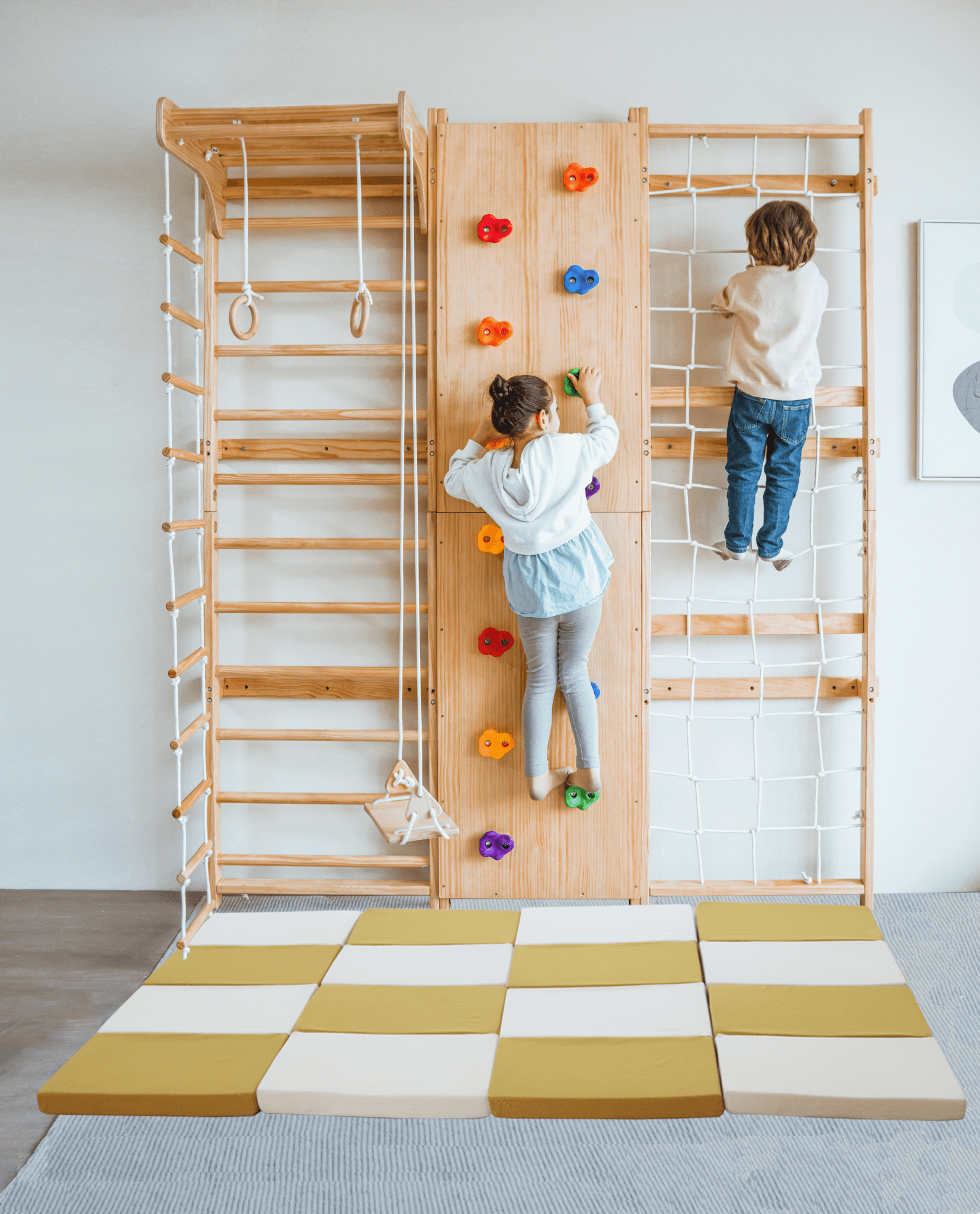 Cushioned play mat for Walnut indoor playset - The Nurturing Nook