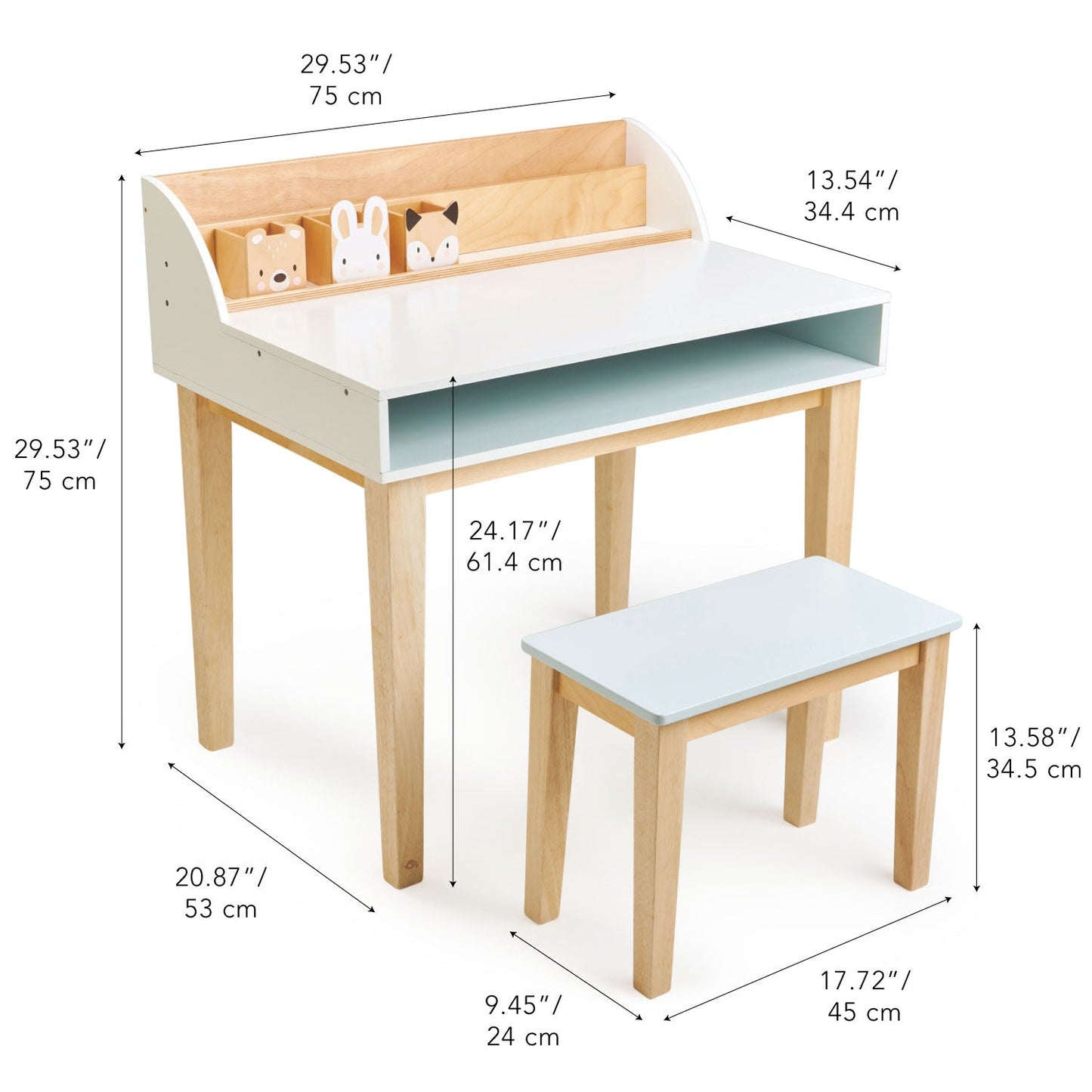 Desk and Chair - The Nurturing Nook