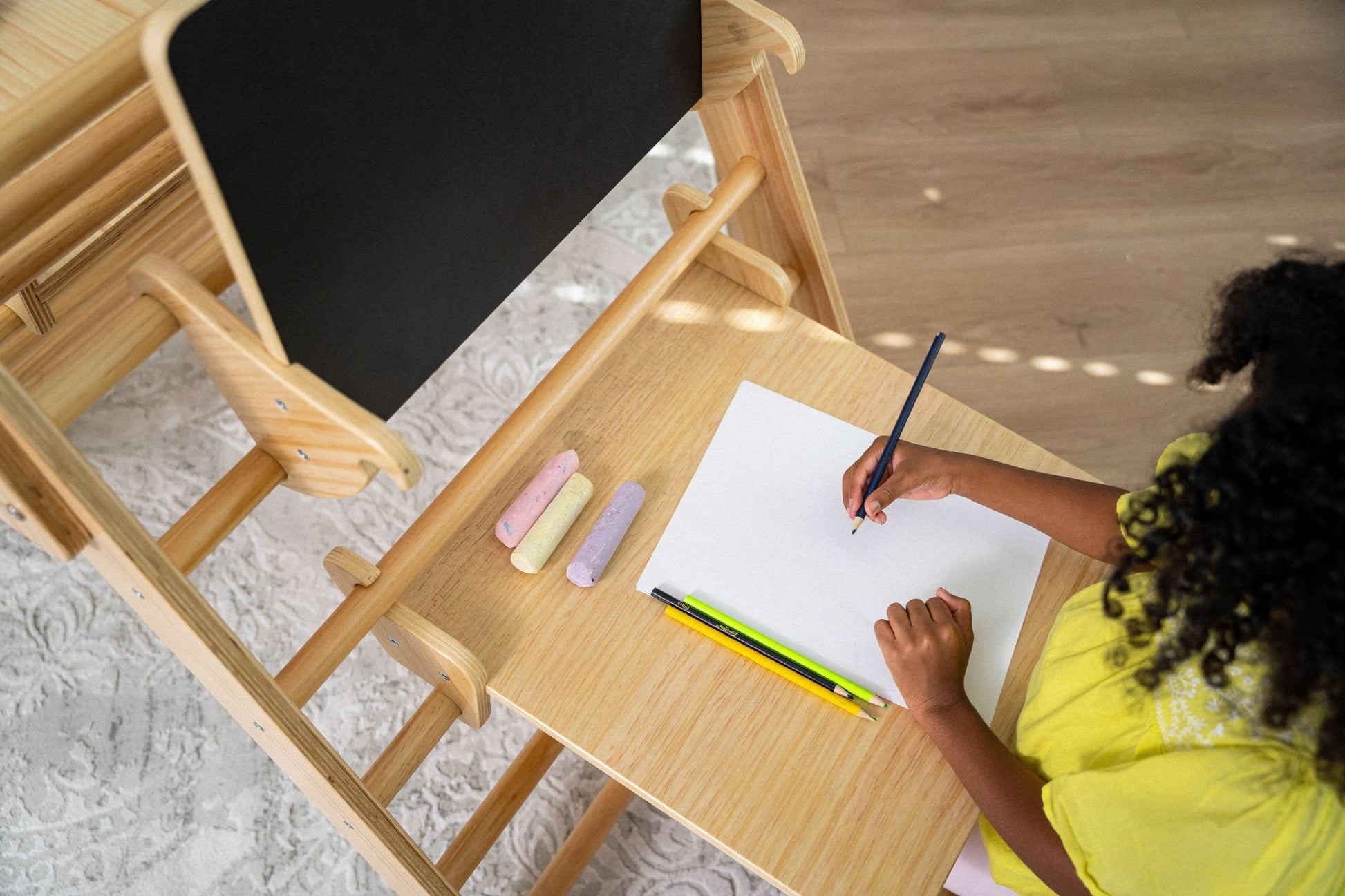 Desk and Chair Attachment to the Pikler Hazel & Olive - The Nurturing Nook