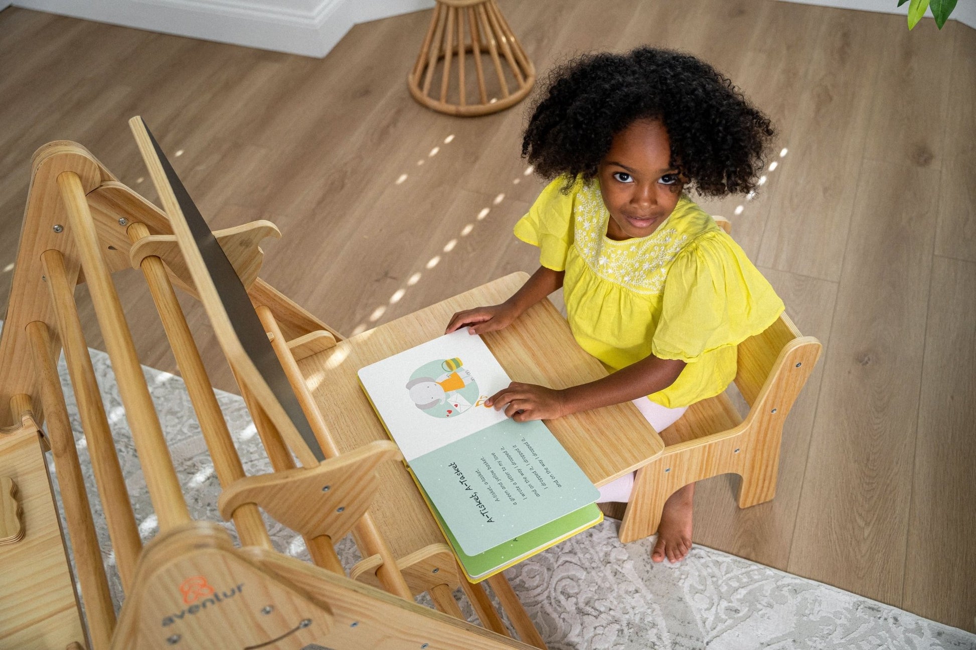 Desk and Chair Attachment to the Pikler Hazel & Olive - The Nurturing Nook