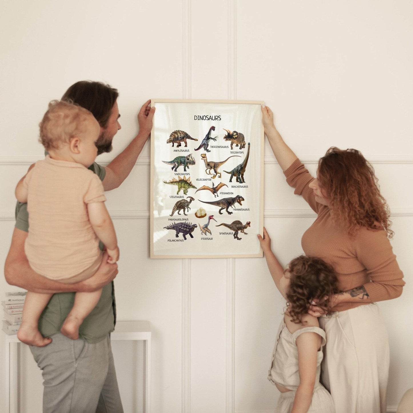 Dinosaurs Species Poster - Educational Jurassic Animals Chart for Classroom, Nursery & Kids' Room Decor | Digital Download - The Nurturing Nook