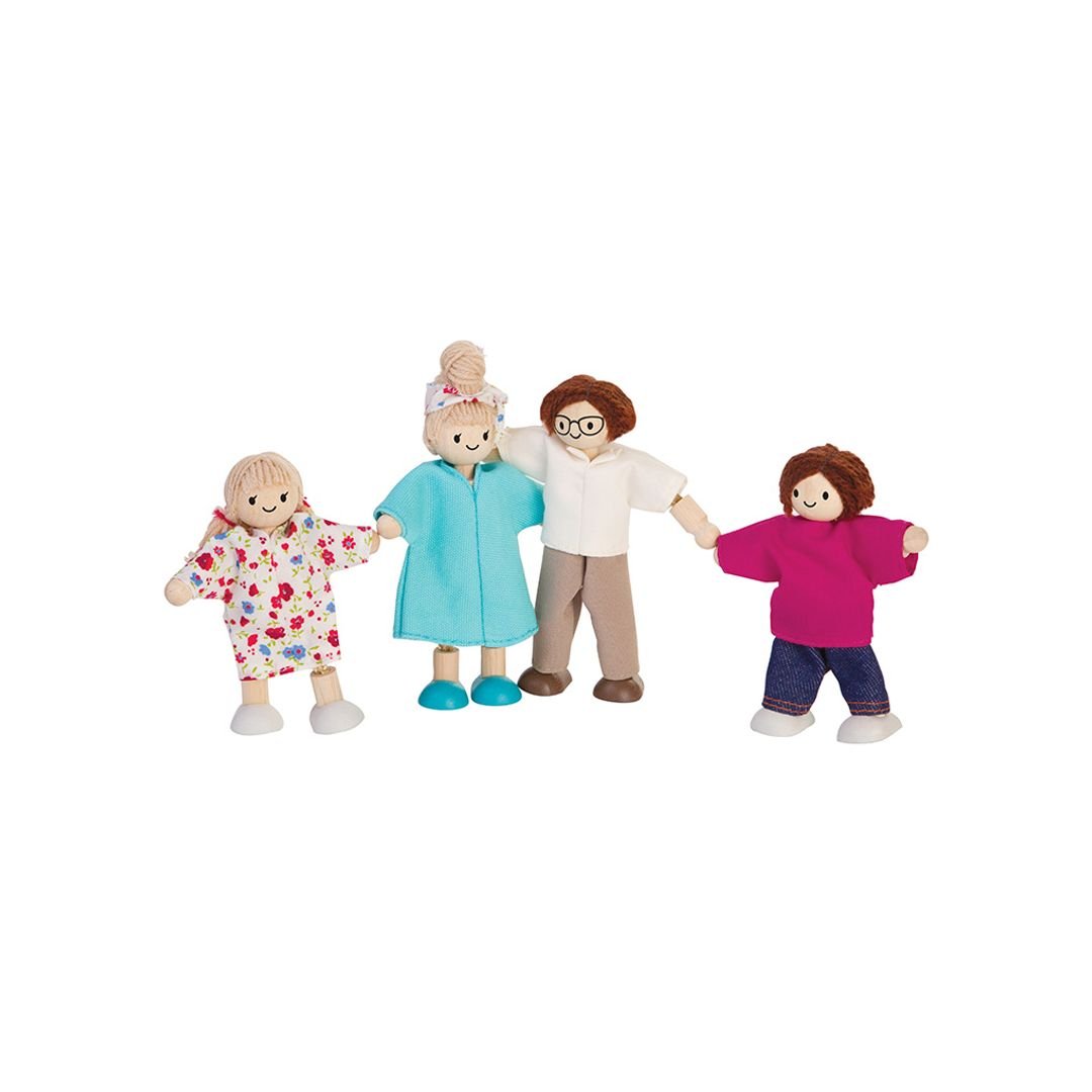 Doll Family - Light Skin Tone - Brown Hair - The Nurturing Nook