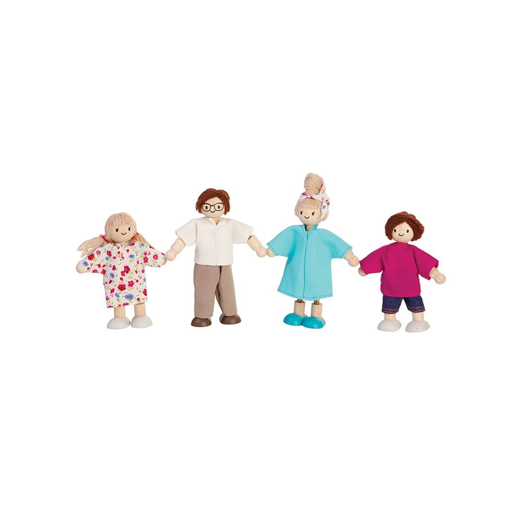 Doll Family - Light Skin Tone - Brown Hair - The Nurturing Nook