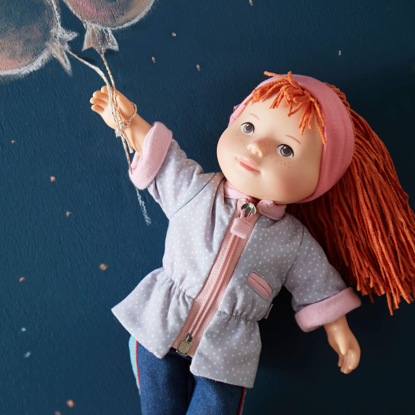 Doll's Dotted Parka Set - The Nurturing Nook
