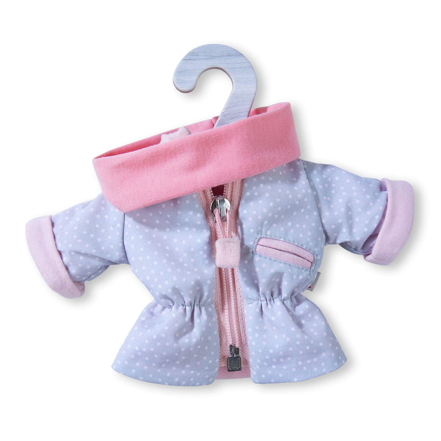 Doll's Dotted Parka Set - The Nurturing Nook