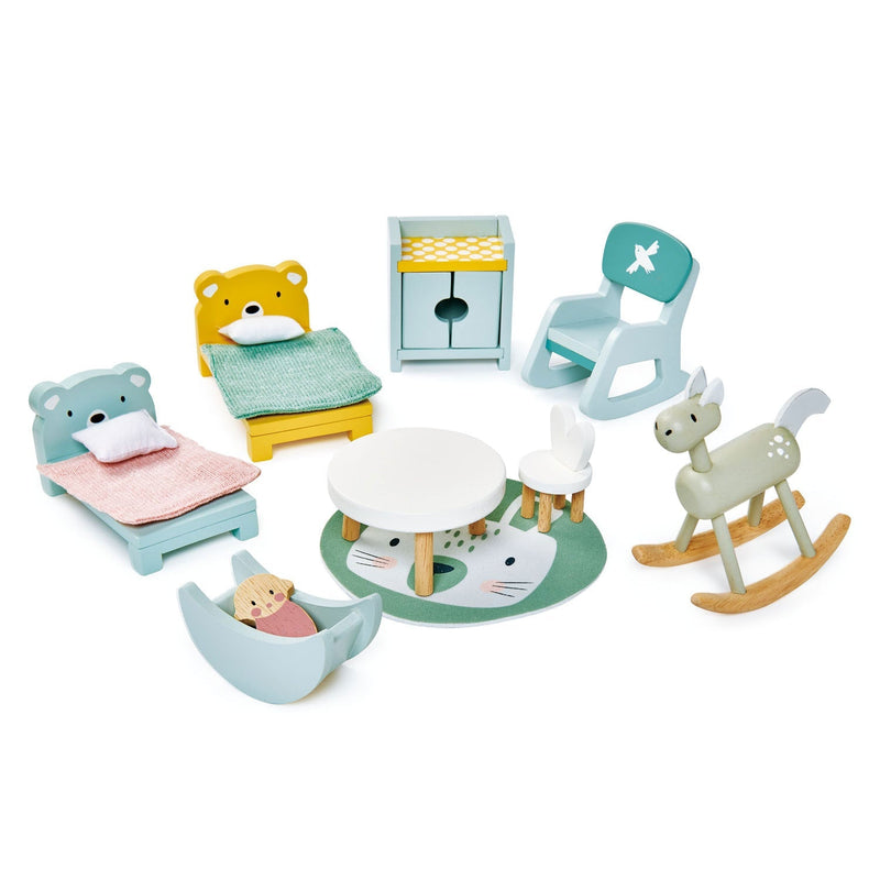 Tender Leaf Dollhouse nursery furniture set with beds and accessories