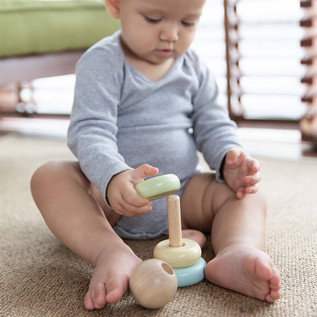 First Stacking Ring - Pastel - The Nurturing Nook