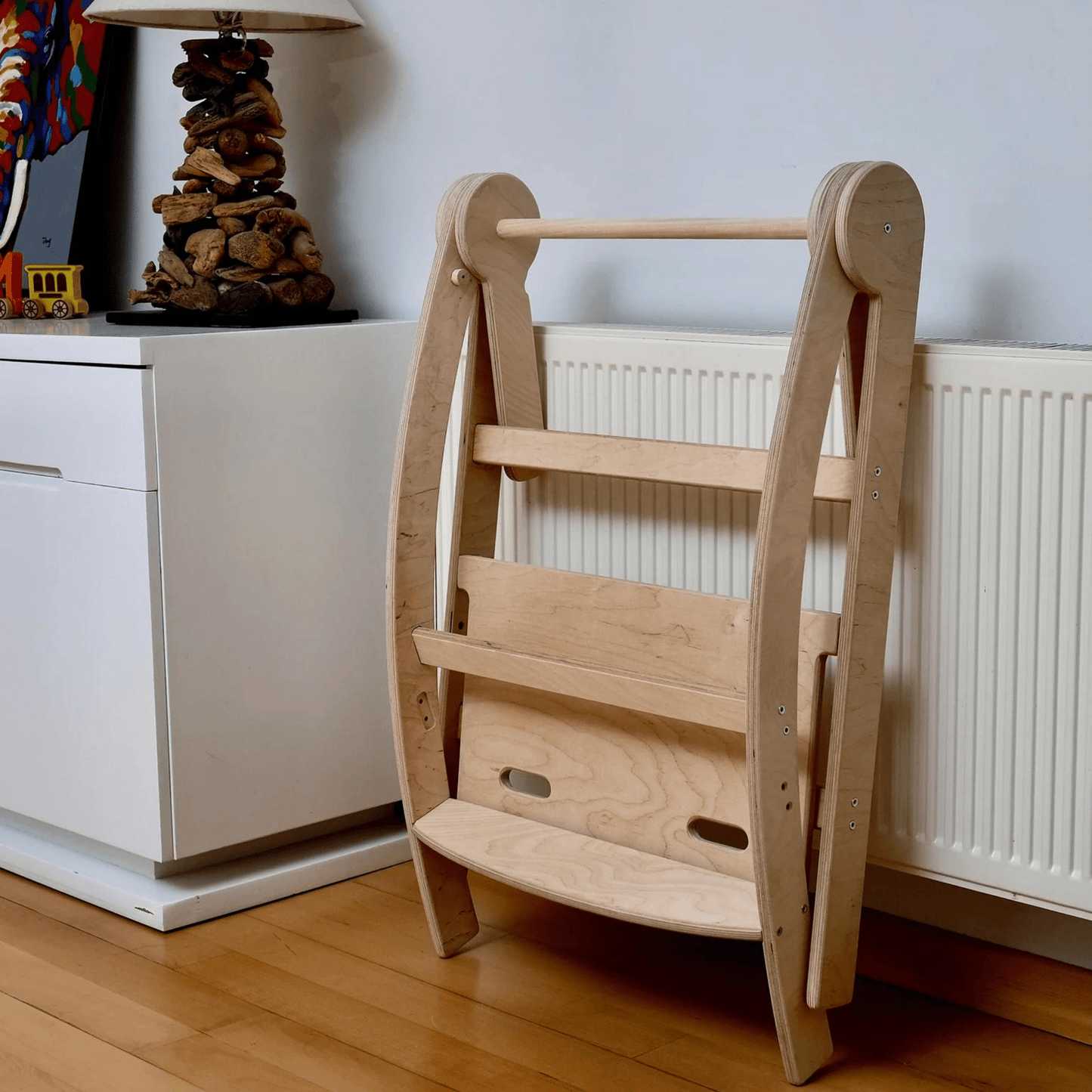 Foldable Toddler Tower for Twins/ Siblings - The Nurturing Nook