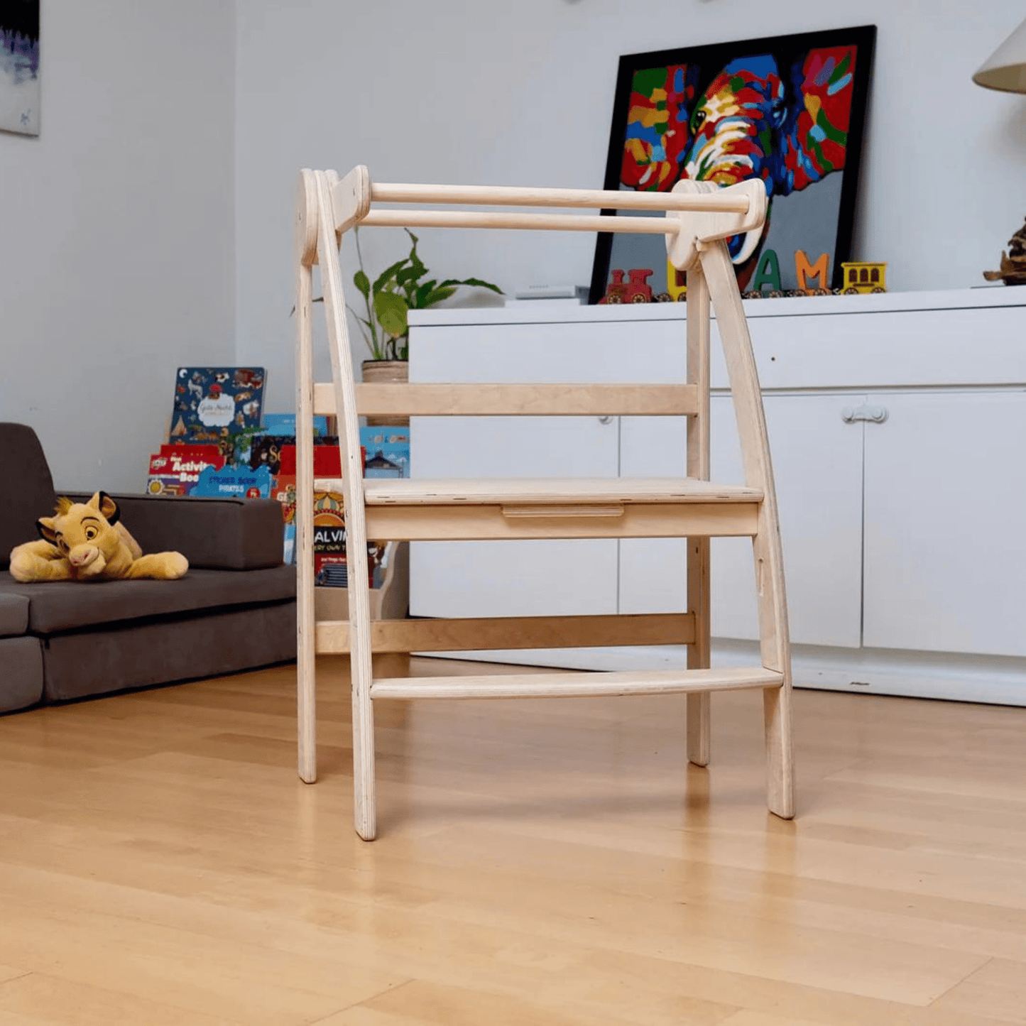 Foldable Toddler Tower for Twins/ Siblings - The Nurturing Nook
