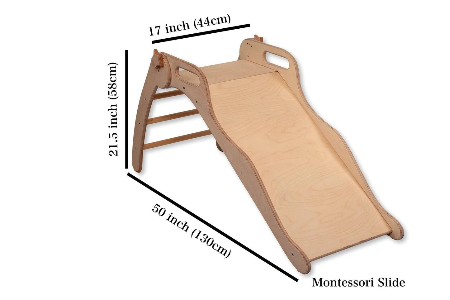 Foldable Wooden Slide - The Nurturing Nook