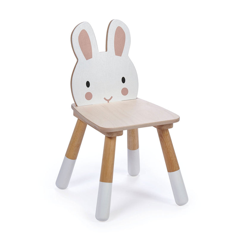 Tender Leaf natural wood forest rabbit wooden chair