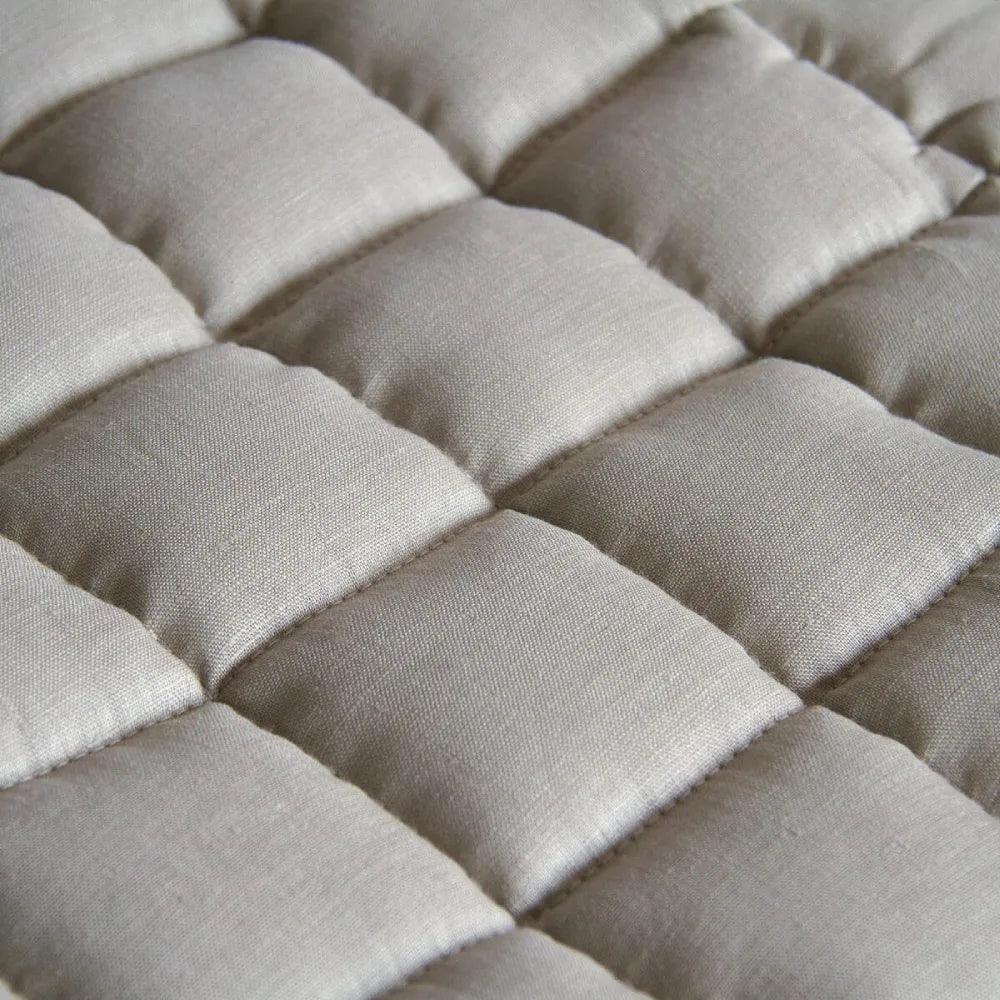 French Linen Baby Playmat - Cappuccino - The Nurturing Nook