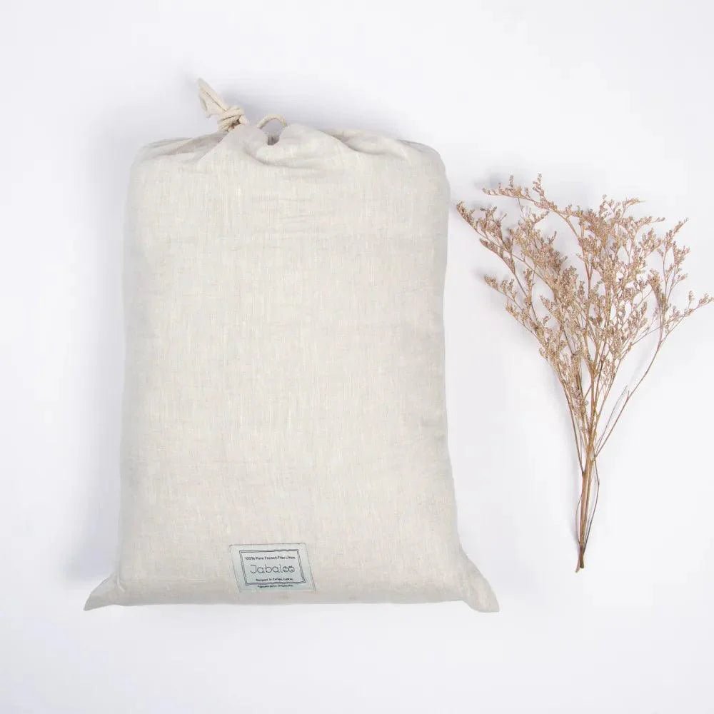 French Linen Baby Playmat - Natural - The Nurturing Nook