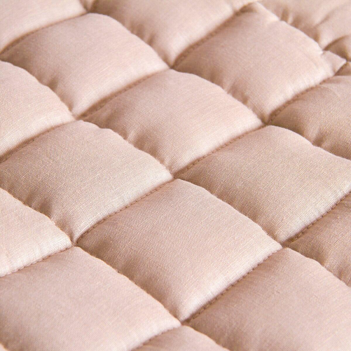 French Linen Baby Playmat - Oat - The Nurturing Nook