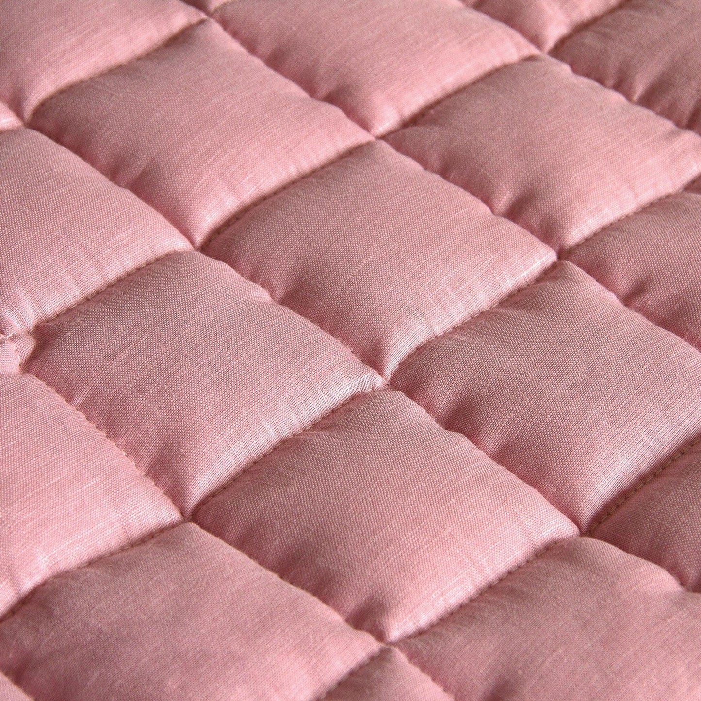 French Linen Baby Playmat - Soft Rose - The Nurturing Nook