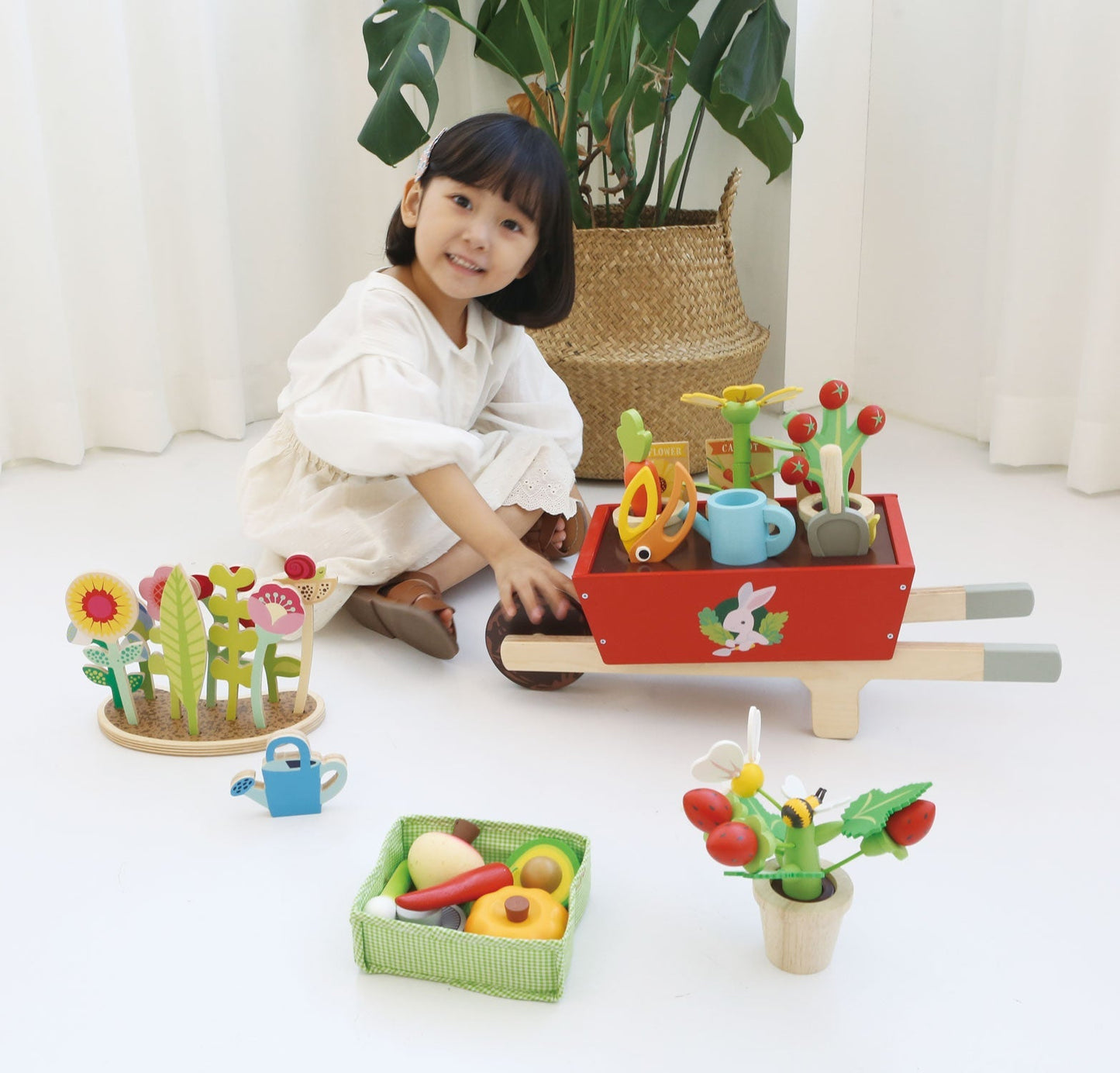 Garden Wheelbarrow Set - The Nurturing Nook