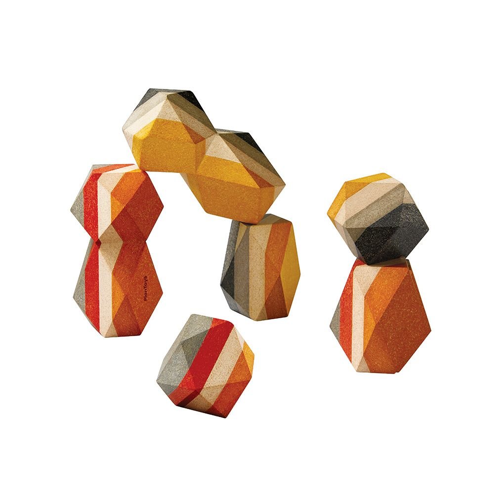 Geo Stacking Rock - The Nurturing Nook
