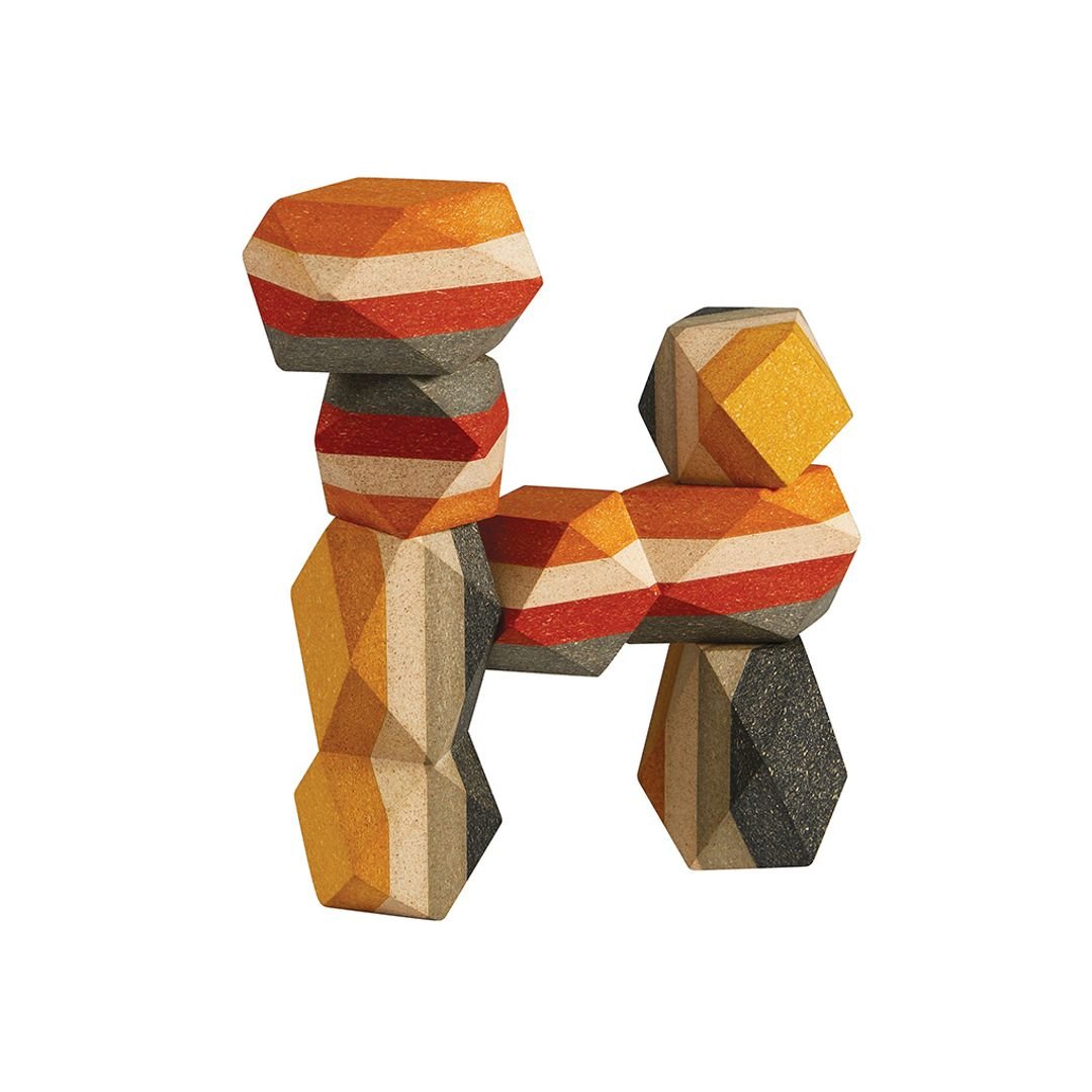 Geo Stacking Rock - The Nurturing Nook