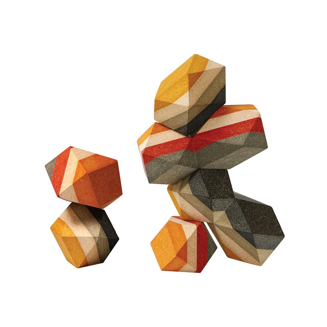 Geo Stacking Rock - The Nurturing Nook