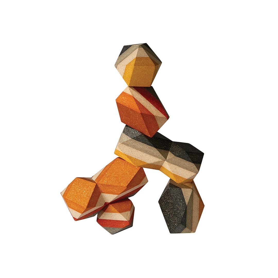 Geo Stacking Rock - The Nurturing Nook