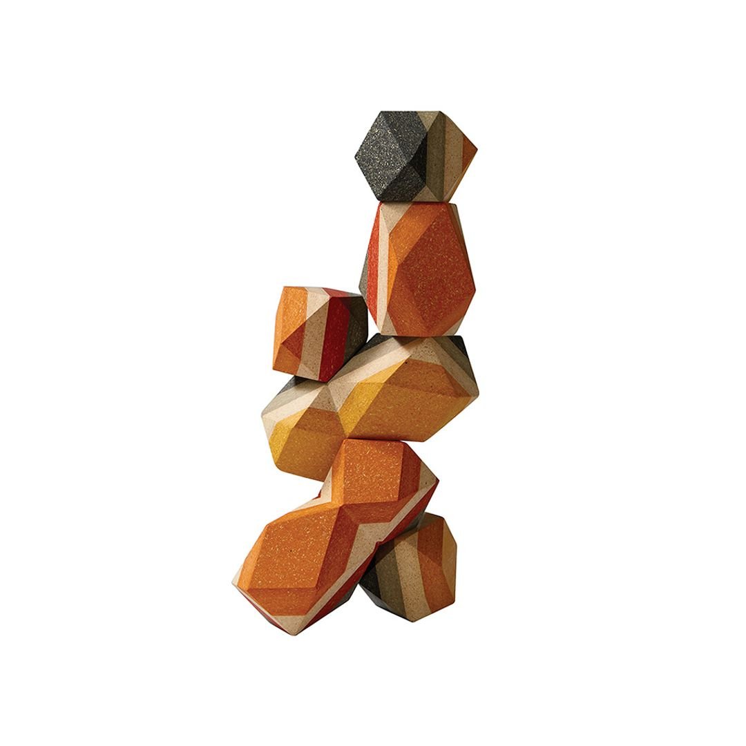 Geo Stacking Rock - The Nurturing Nook