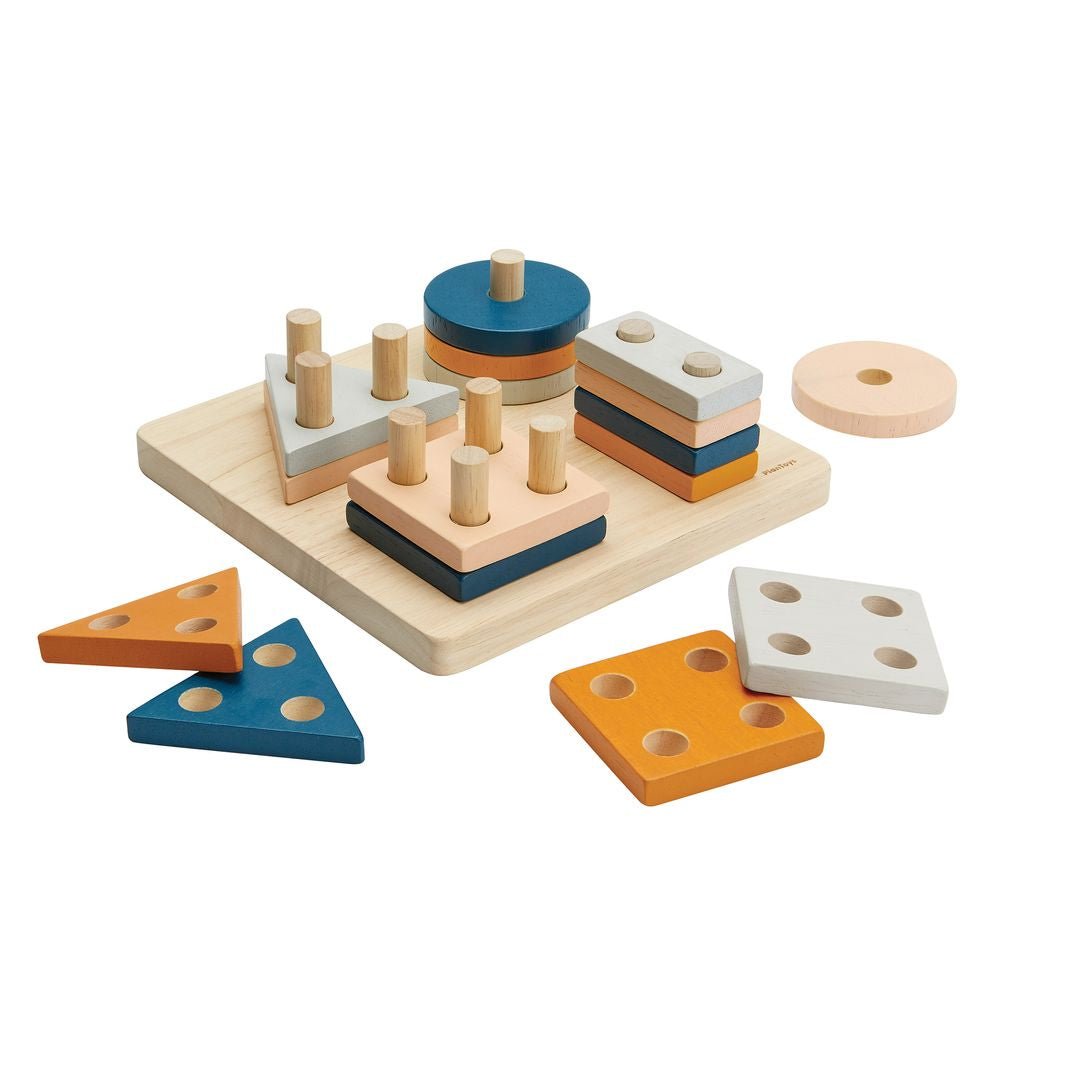 Geometric Sorting Board - Orchard - The Nurturing Nook