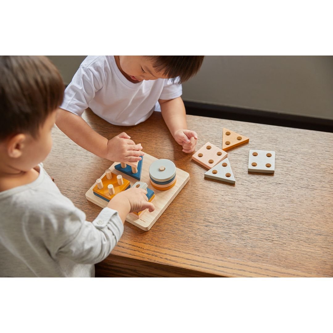 Geometric Sorting Board - Orchard - The Nurturing Nook