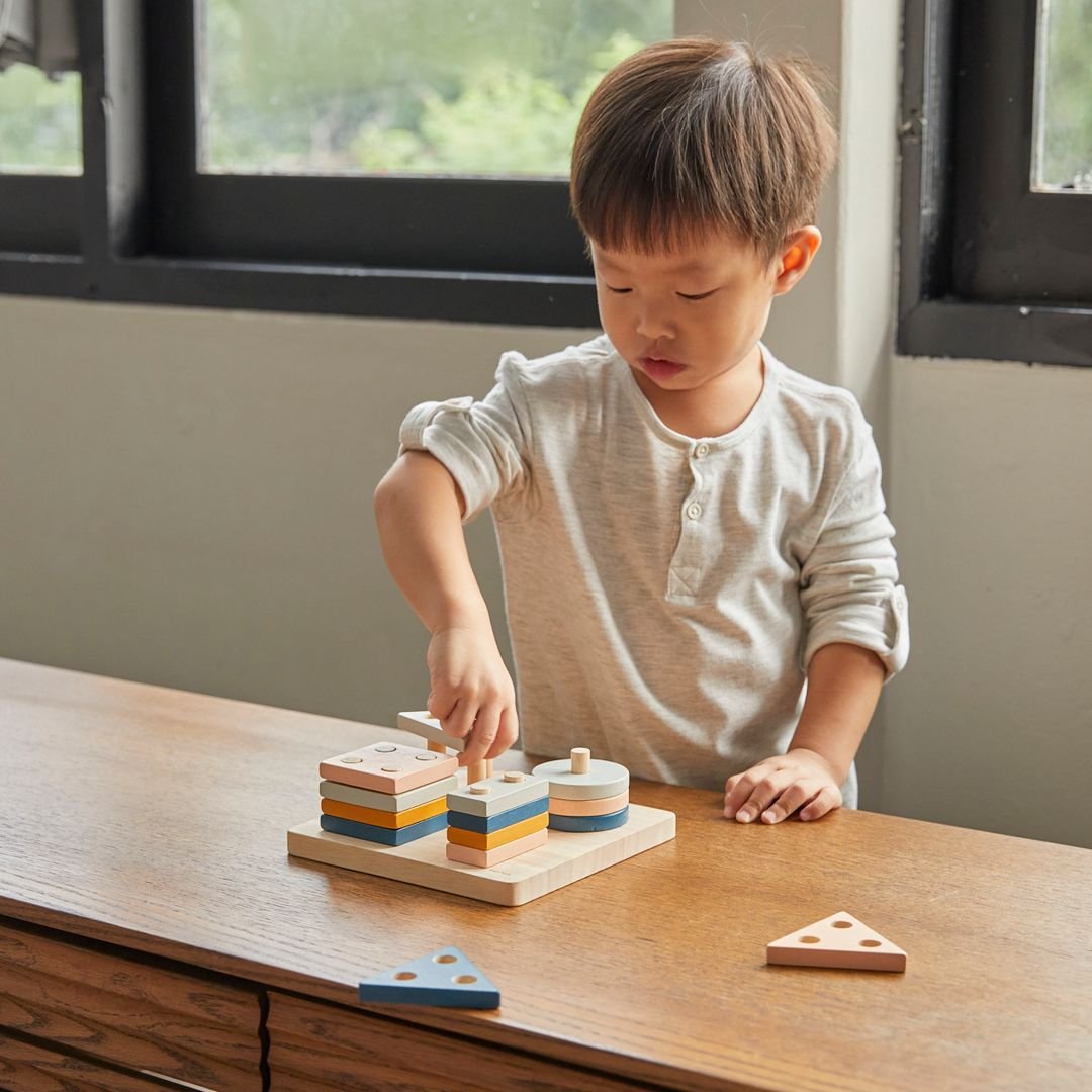 Geometric Sorting Board - Orchard - The Nurturing Nook