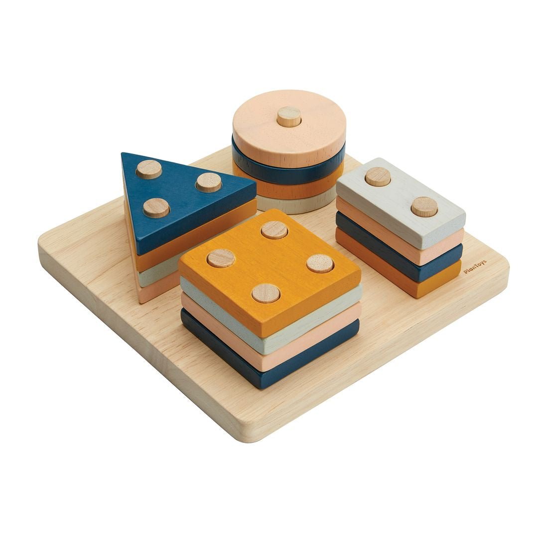 Geometric Sorting Board - Orchard - The Nurturing Nook