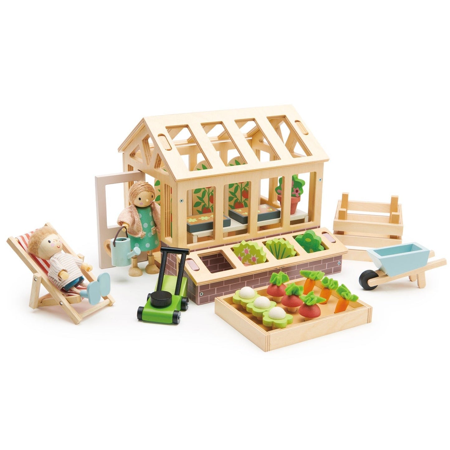Greenhouse and Garden Set - The Nurturing Nook