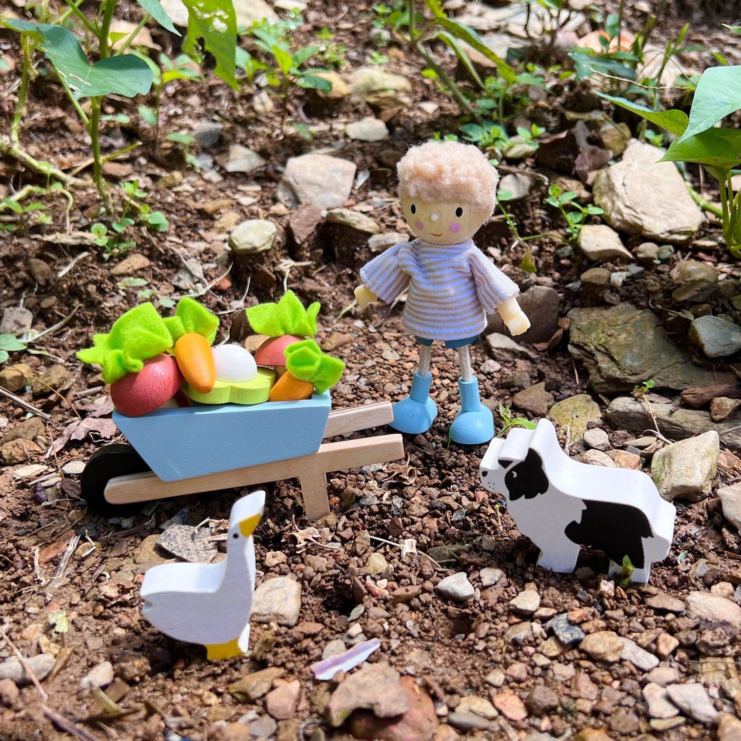 Greenhouse and Garden Set - The Nurturing Nook