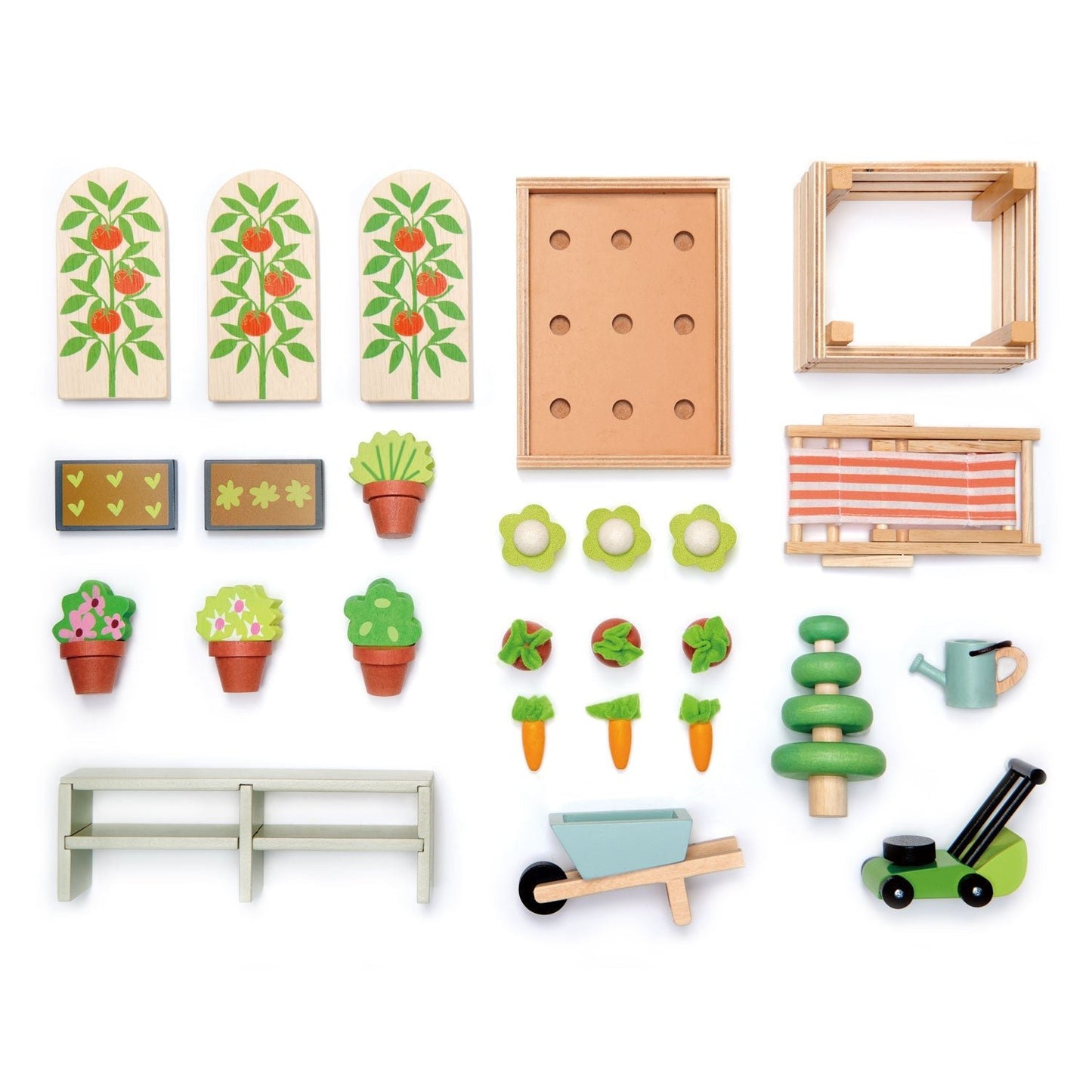 Greenhouse and Garden Set - The Nurturing Nook