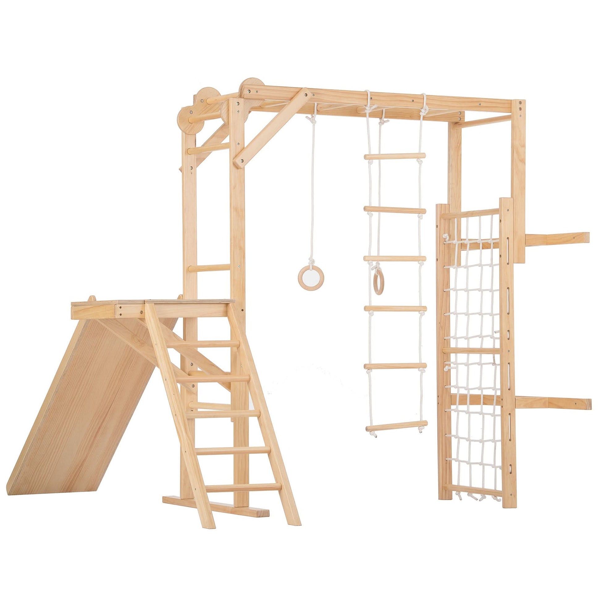 Grove 8 - in - 1 foldable wooden jungle gym - The Nurturing Nook