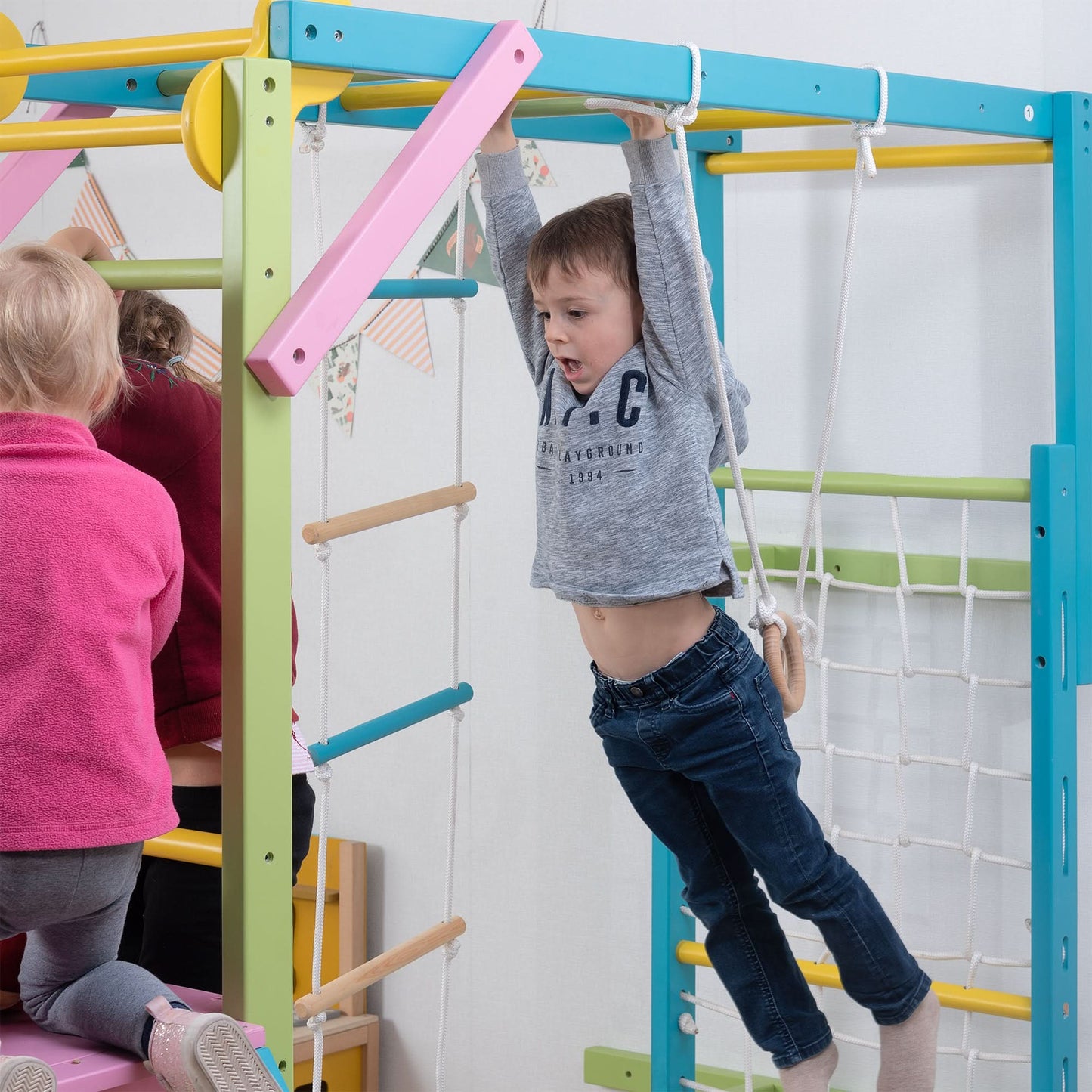 Grove 8 - in - 1 foldable wooden jungle gym - The Nurturing Nook
