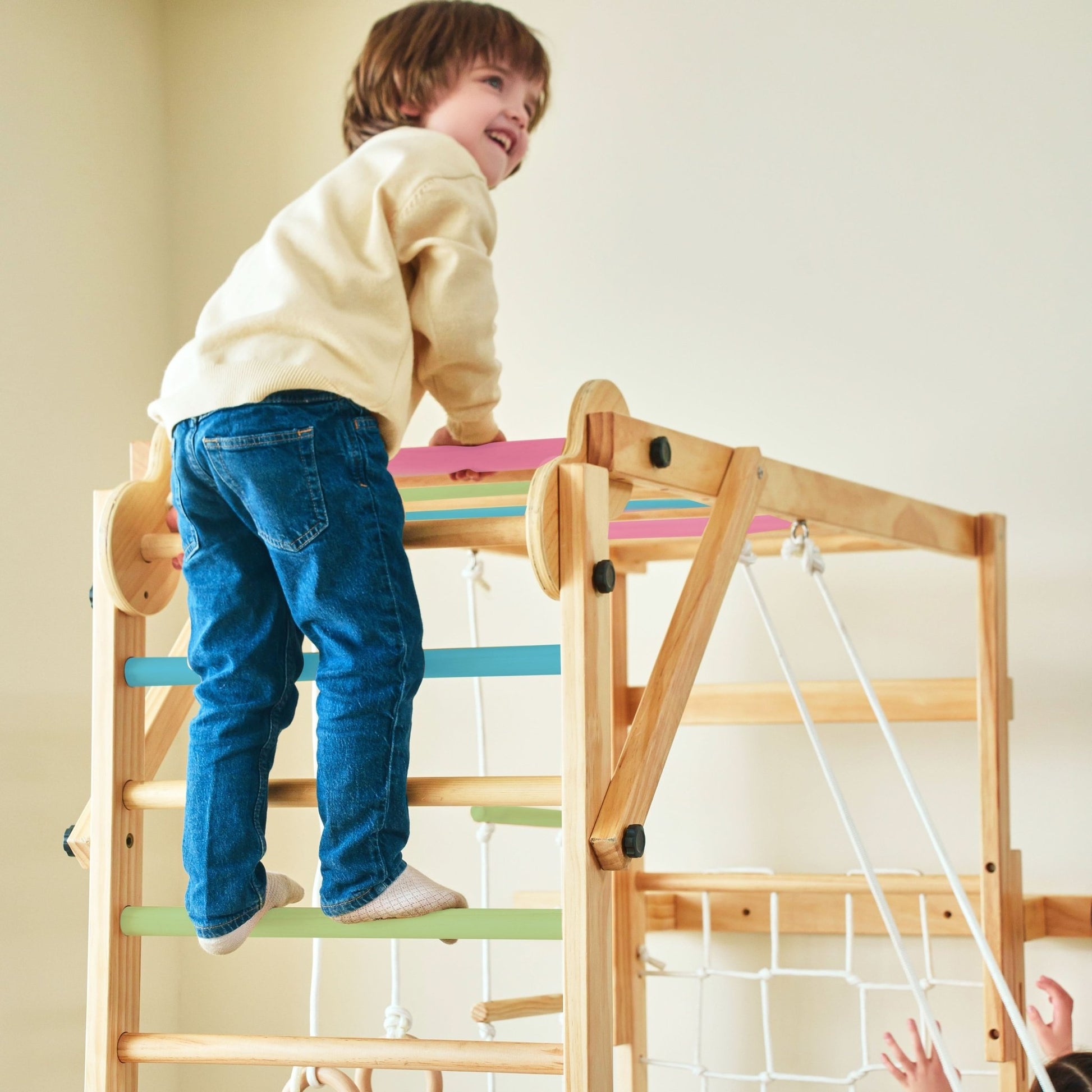 Grove 8 - in - 1 foldable wooden jungle gym - The Nurturing Nook